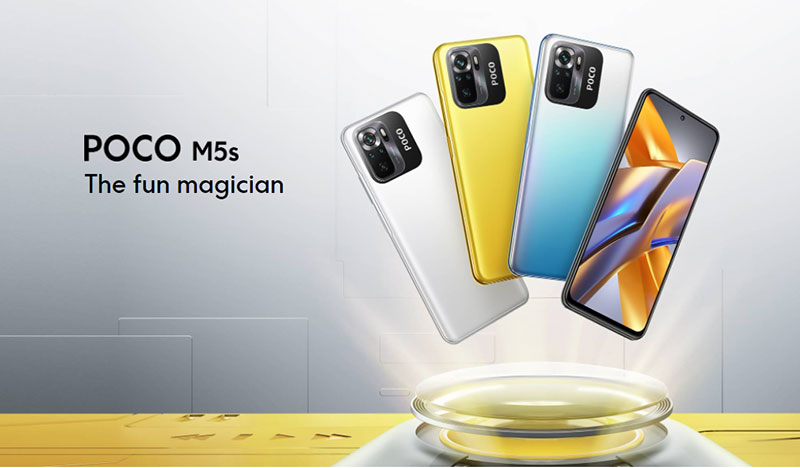 ETOtalk POCO M5s Global Version 4G Dual Sim Android 12 Helio G95 13.0MP +  Four Camera 6.43 inch AMOLED
