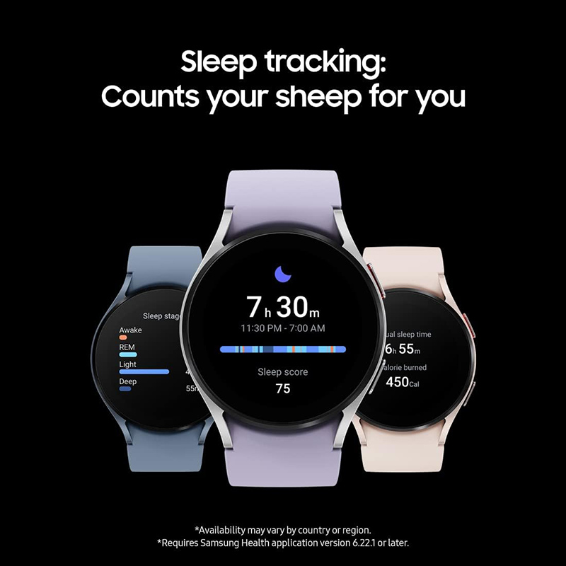 ETOtalk SAMSUNG Galaxy Watch 5 R910 44mm LTE Smartwatch w/Body, Health,  Fitness and Sleep Tracker, Improved Battery, Sapphire Crystal Glass,  Enhanced GPS Tracking