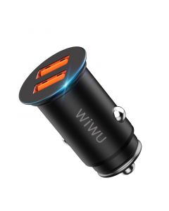 Quick charge 5A 30W Car charger Dual USB A QC4.0