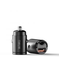 Mini Car Charger 30W 5A Small Pull Ring  QC 4.0 Fast Charge