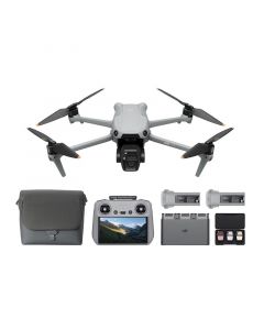 DJI Air 3S Fly More Combo (RC 2 Screen Remote Controller), Drone with 1" CMOS Wide-Angle & Medium Tele Camera 4K/60fps 3 Batteries for Extended Flight Time