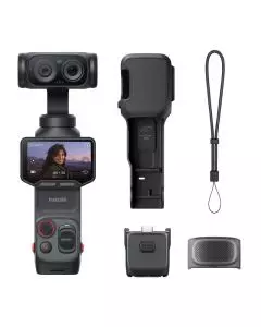 Insta360 Luna Ultra - 8K Vlogging Camera with Dual Leica Lenses, 12× Zoom, 1" Sensor, Detachable 2" Touchscreen, Triple AI Chip