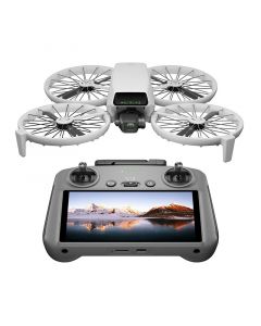 DJI Flip Fly More Combo (RC 2) 4K UHD Camera 3-Axis Gimbal Stabilization, 44000ft/13km Video Transmission, Palm Takeoff, 31-Min Flight Time