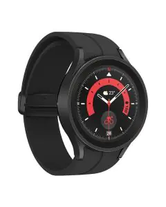 SAMSUNG Galaxy Watch 5 Pro R920 45mm LTE Smartwatch w/ Body, Health, Improved Battery, Sapphire Crystal Glass, GPS Route Tracking, Titanium Frame