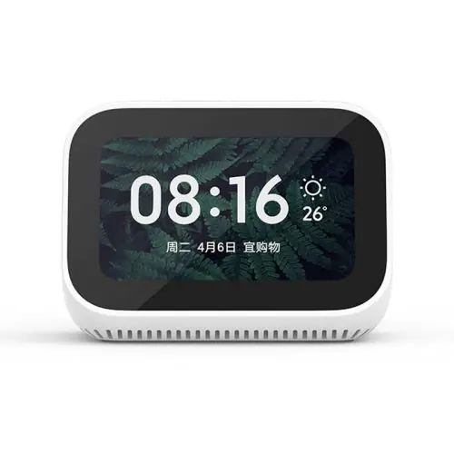 Xiaomi AI Touch Screen Bluetooth 5.0 Speaker Digital Display Alarm Clock WiFi Smart Connection with Video doorbell Mi speaker