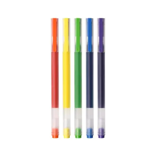 Xiaomi mijia pen colorful neutral pen 4 times writing length 8.5g frosted brush body  pigment ink  0.5mm writing