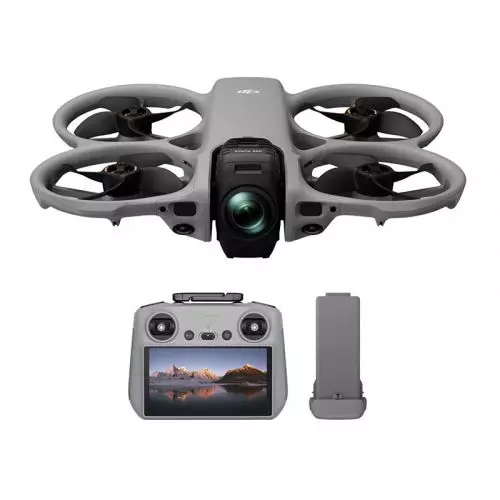 DJI Avata 360 (RC 2), 360° Drone With 1-Inch 8K 360° Imaging for FPV, Includes RC 2 With a Built-In Screen for Precise Control