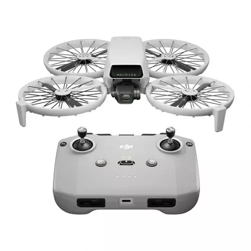 DJI Flip (RC-N3) Drone With 4K UHD Camera 3-Axis Gimbal Stabilization, 44000ft/13km Video Transmission, Auto Return, 31-Min Flight Time
