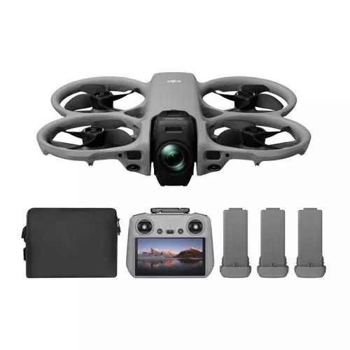 DJI Avata 360 Fly More Combo (RC 2) Aerial Filming, 360° Camera Drone With Propeller Guard. Includes RC 2 for Precise Control and Three Batteries